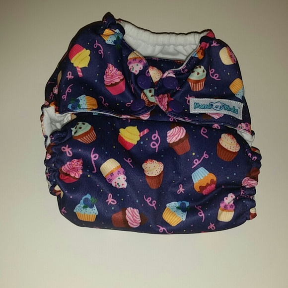 Mama Koala Cloth Diaper w/Two Liners - Picture 1 of 2